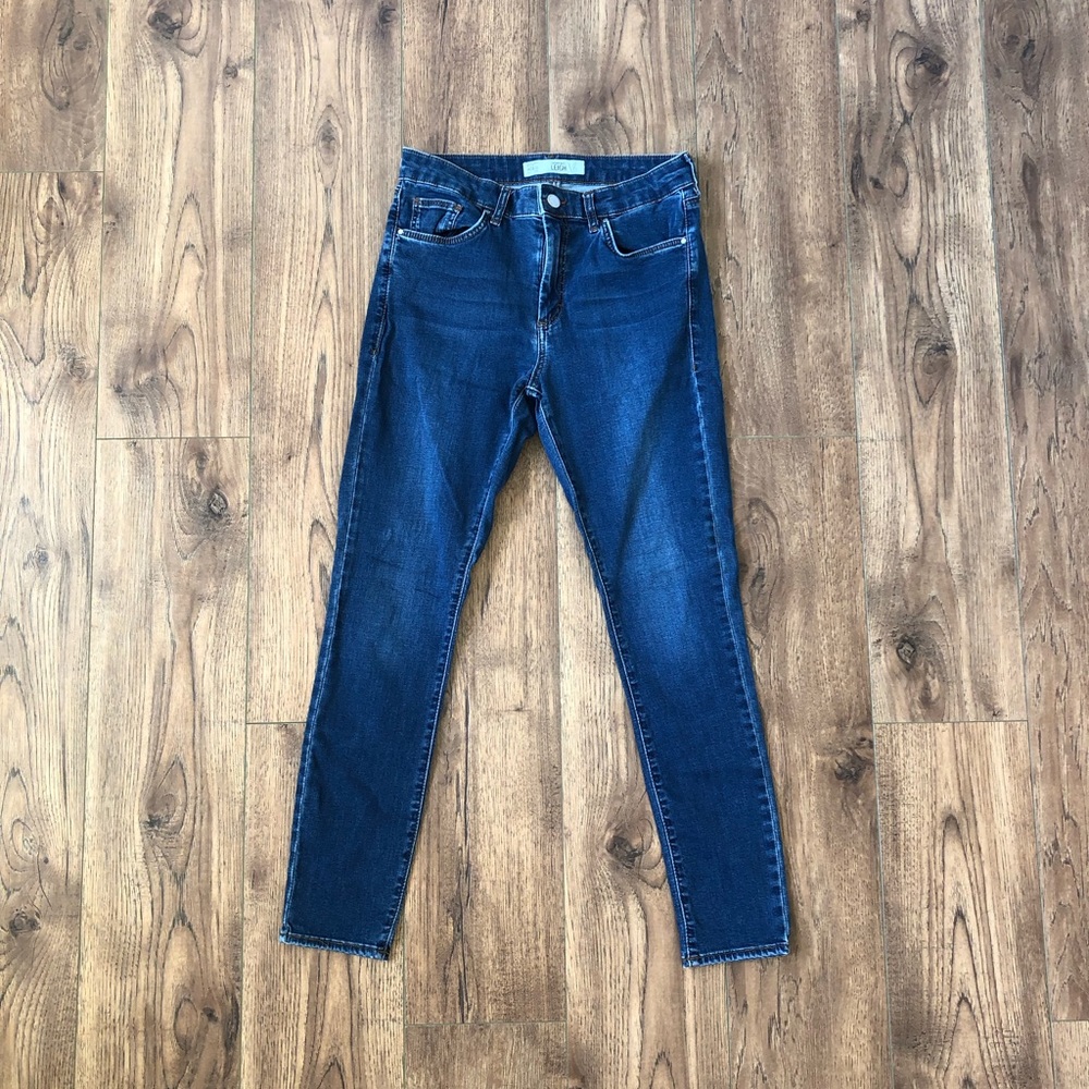 Topshop Moto Leigh skinny stretch jeans size 28
